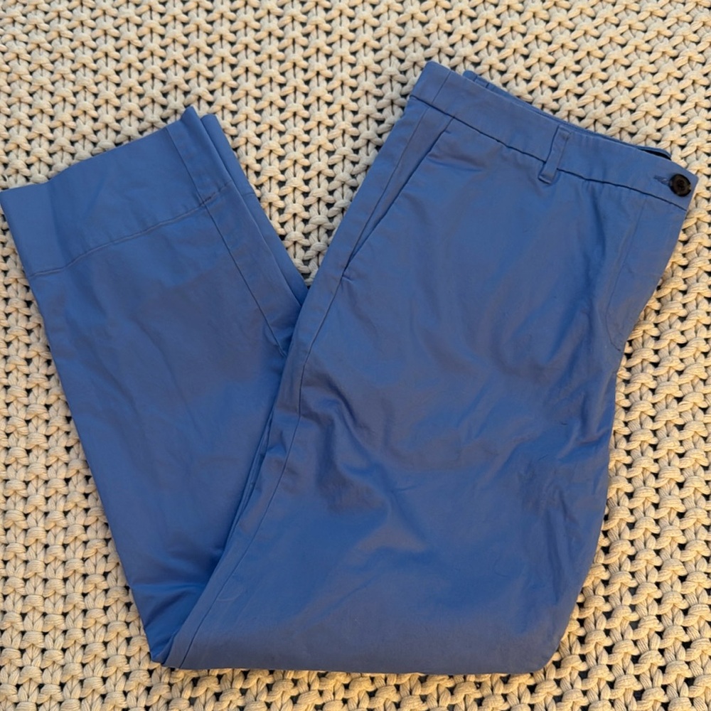 Widfang Essential Slim Crop Pant sz 12 periwinkle / blue